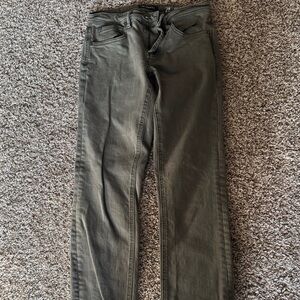 Blank NYC Men's Bootcut Jeans in Olive Green